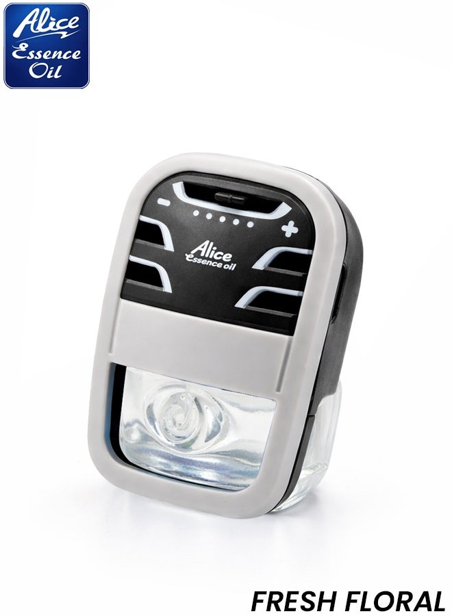 أليس معطر هواء السيارة أليس إيسنس برائحة الزهور المنعشة، مع تحكم قابل للتعديل في شدة الرائحة، مزيل روائح يدوم طويلاً ومنخفض السمية لفتحات مكيف هواء السيارة - Image 1